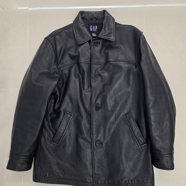 갭 레더 카코트 S / GAP LEATHER CAR COAT S