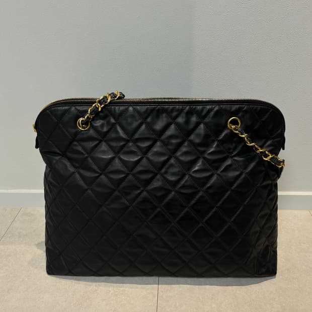 샤넬 블랙 퀼팅 체인 숄더백