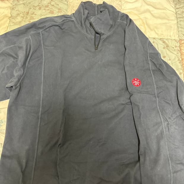 Cav Empt Panelled Quarter Zip Pullover