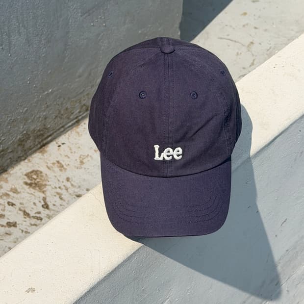 [F] Lee 리 로고 네이비 볼캡 모자