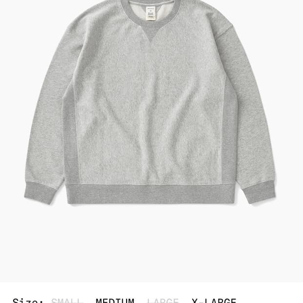 [3] 카키스 맨투맨 Heather Stock Crewneck GREY