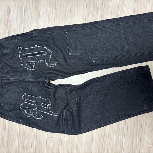 후드후드 디테일 데님