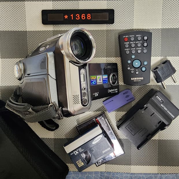 삼성 디지털캠 VM-DH200 6mm 비디오캠코더 가방세트