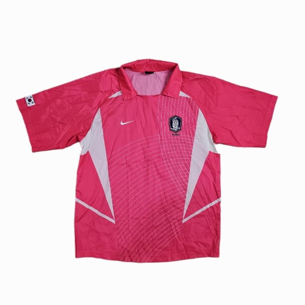 [100] 나이키 2002 대한민국 국가대표팀 빈티지 저지 유니폼 핑크