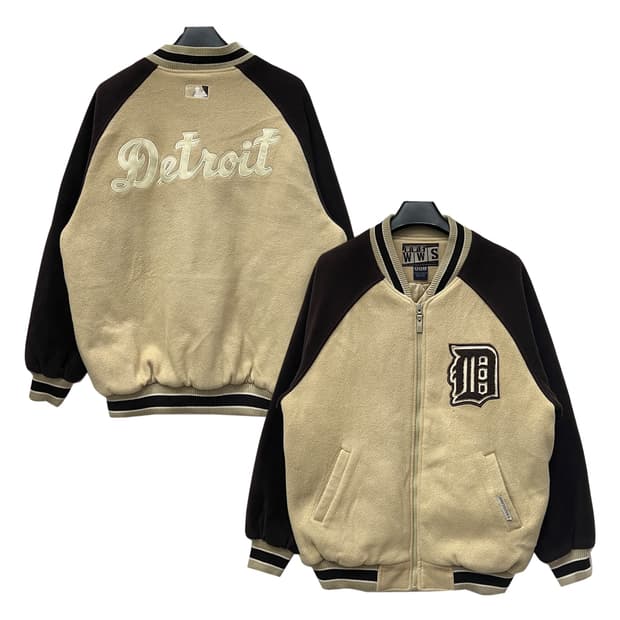 WWS MLB 디트로이트 타이거스 바시티 스타디움 자켓 100