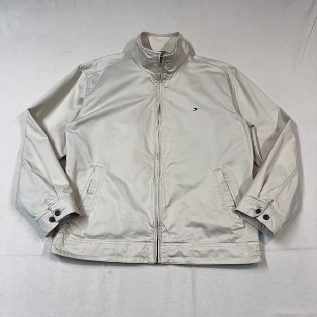 XXL) 타미힐피거 코튼 스윙탑 해링턴 자켓