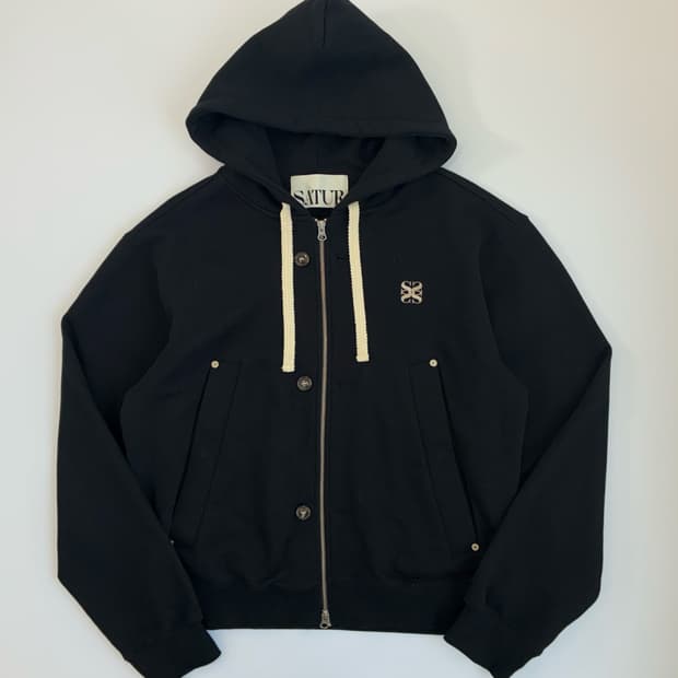 Satur  세터 테오 코튼 올데이 후드집업 자켓 