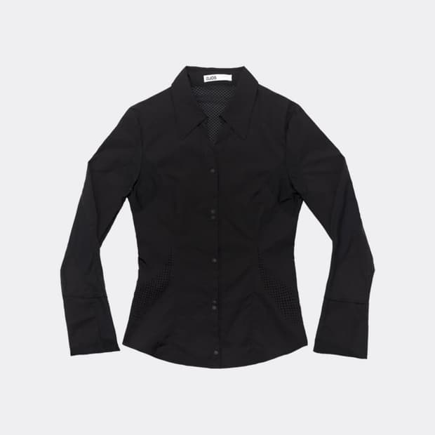 오호스 Ojos AIRY DOUBLE SNAP SHIRT