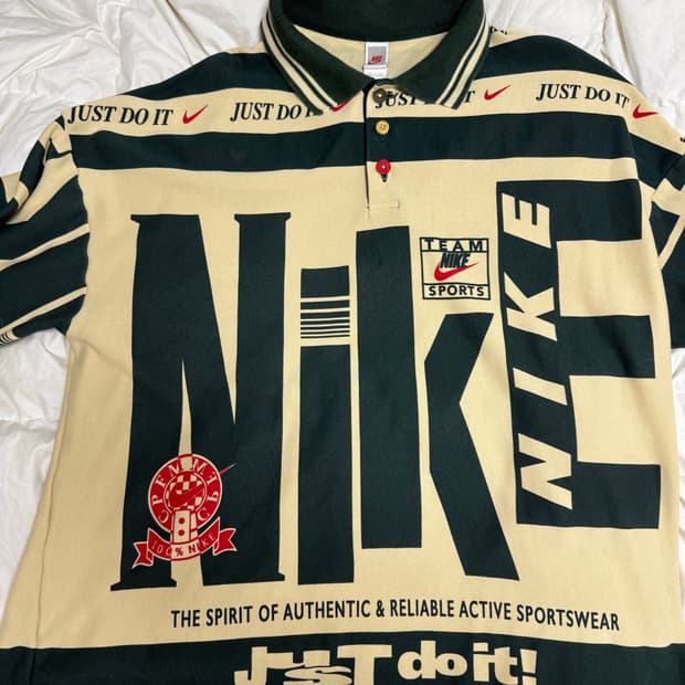 나이키 cpfm 롱슬리브 폴로 내츄럴