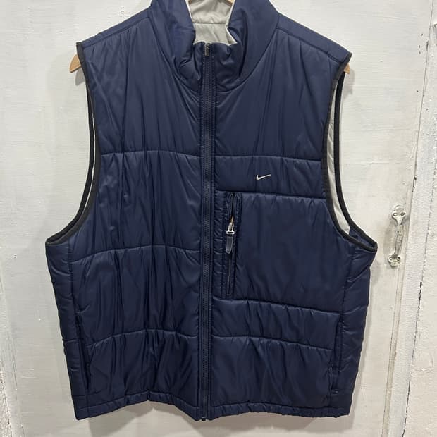 나이키 패딩조끼 양면