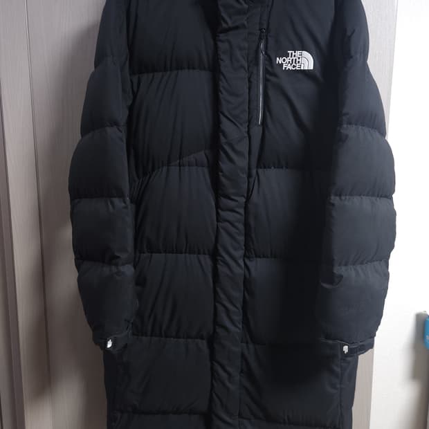 노스페이스 구스 롱패딩, L
