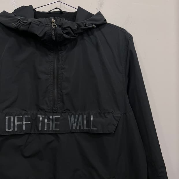 반스 올드스쿨 오프 더 월 오버핏 후드 롱 아노락