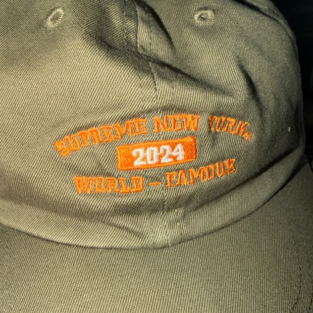 슈프림 뉴욕 아크 6-패널 올리브 24ss