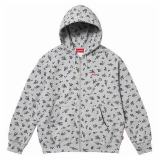 슈프림 플라워 후드집업