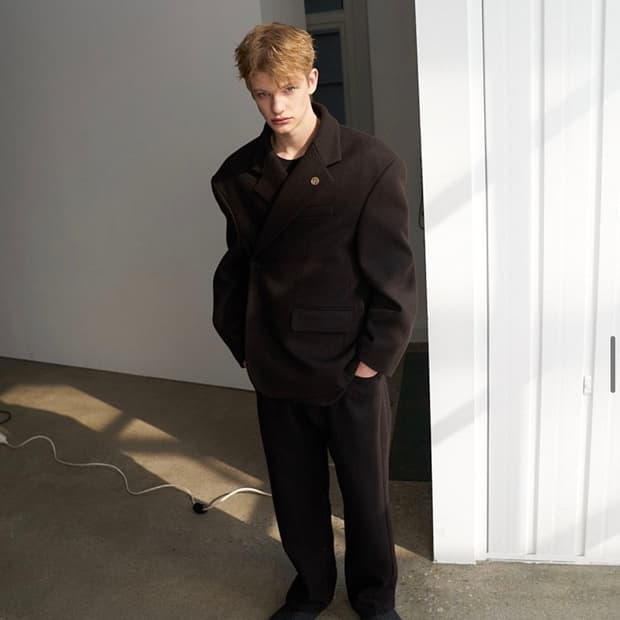 yiyae 울팬츠 캄브라운 m