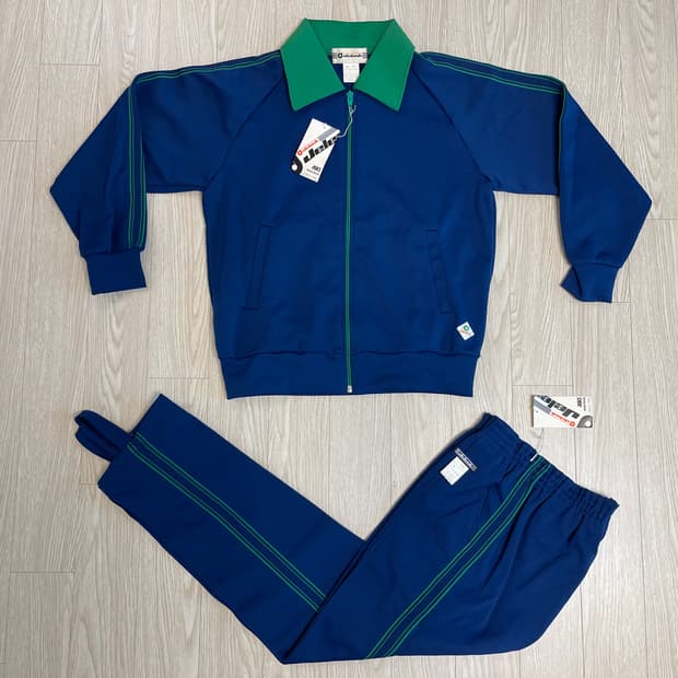 젤렌크 스포츠 80s 올드 트랙탑 져지 셋업 1990