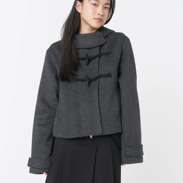 미세키서울 - Duffle hoodie short coat