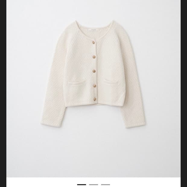 아카이브제이투유 oversized diana cardigan ivory