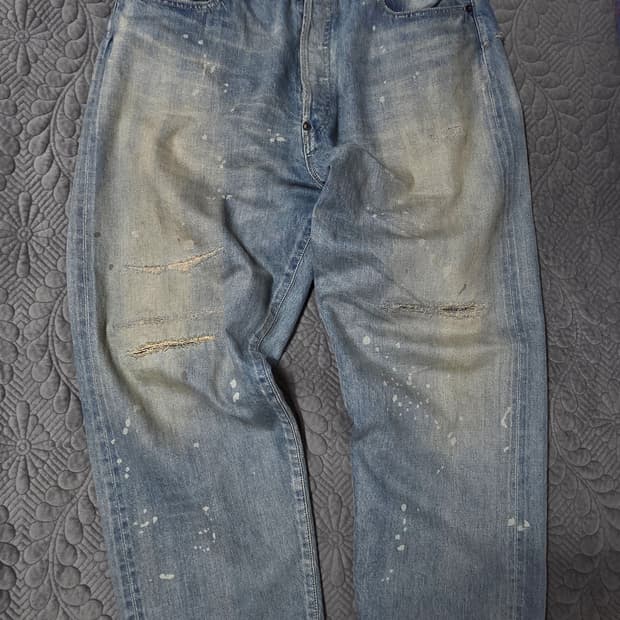 아프레쎄 25aw no.37 블리치 데님 (34×30)