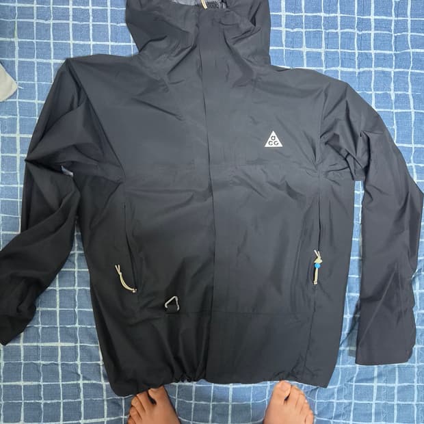 M 나이키 ACG 스톰핏 케스케이드 레인 풀 집 자켓 블랙 