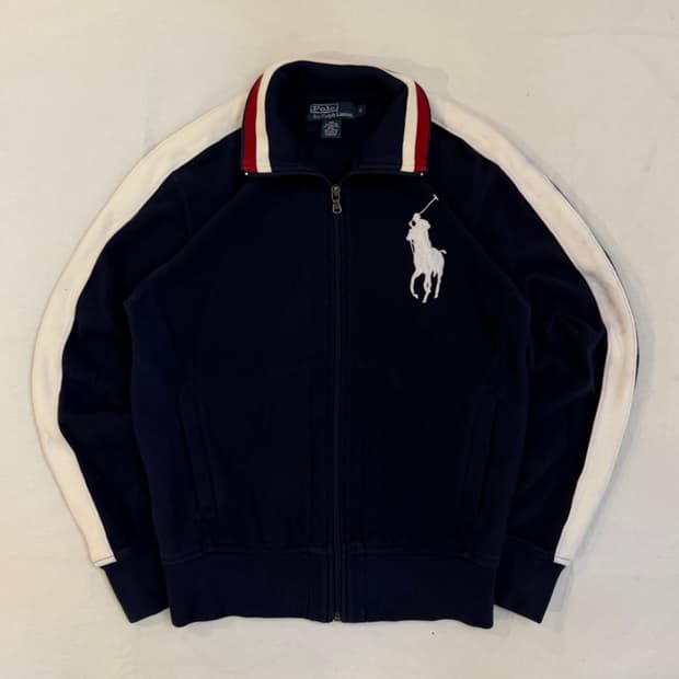 폴로 랄프로렌 빅포니 딱붙핏 져지 네이비