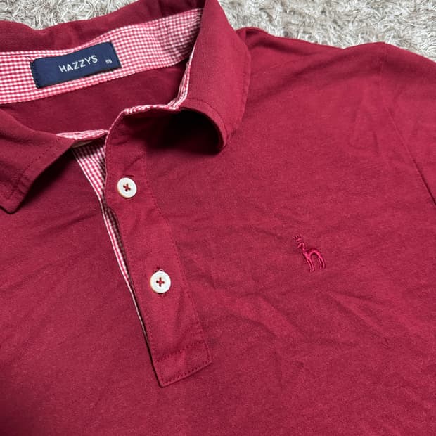 [95] 해지스 반팔 카라티 레드