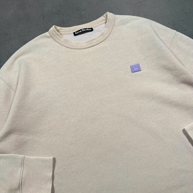 아크네 스튜디오 페이스로고 맨투맨 