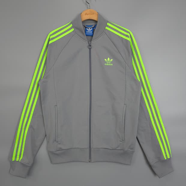 아디다스 (Adidas) 트레이닝 져지 트랙탑 그레이 네온라인 095