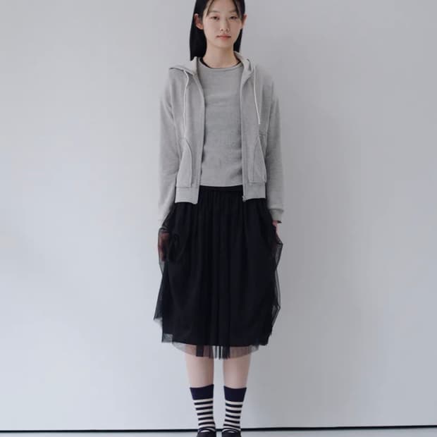 [새상품] 오헤시오 쉬어 드레이프 밴딩 스커트, 오헤시오 치마
