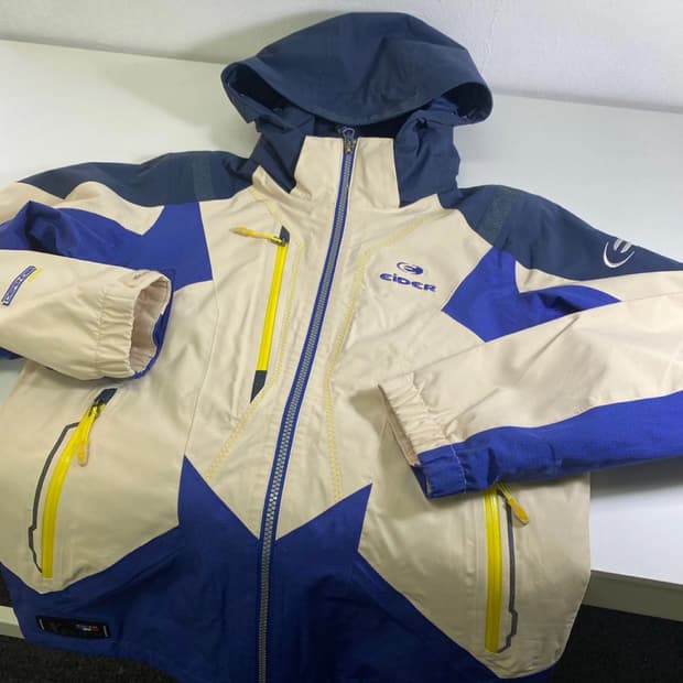 아이더 95 크림 등산 바람막이 디펜더 자켓