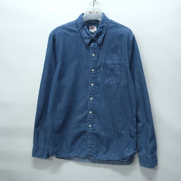 리바이스Levi's 화이트탭 데님셔츠 (남성M)