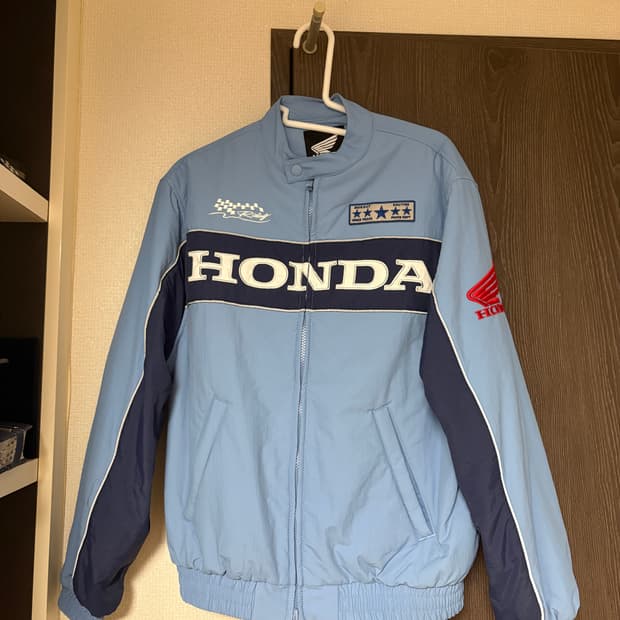 S, 실착 1회 / 혼다 모터사이클 레이싱 블루종 자켓 
