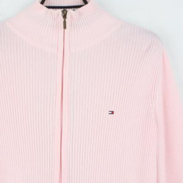 타미힐피거 빈티지 핑크 딸기우유 져지