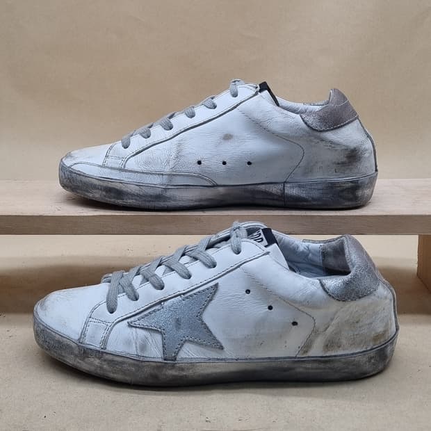 골든구스 슈퍼스타 여성스니커즈 35 220 굽4 