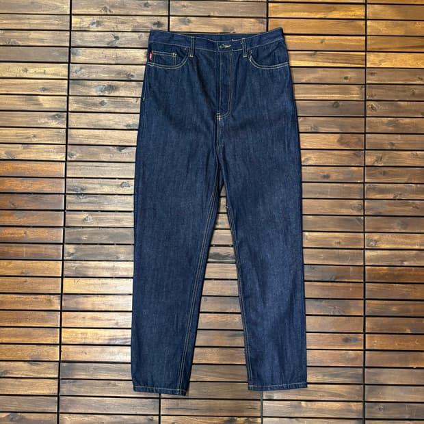 Mats 테이퍼드 진청 데님 (32)  