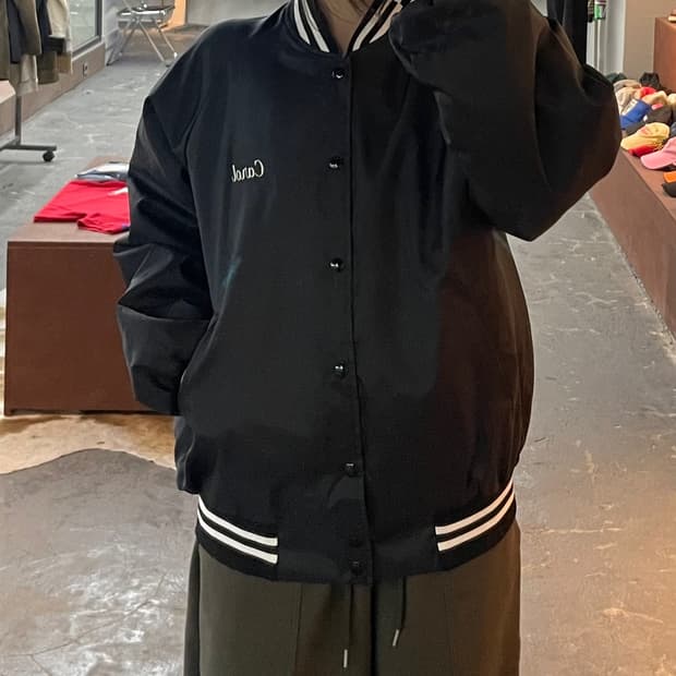 하트웰 USA 빈티지 백로고 바시티 자켓 H2584