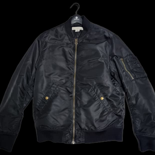 H&M 블랙 MA-1 봄버 자켓 M 사이즈