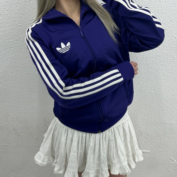 아디다스 파이어버드 퍼플 트랙탑 90