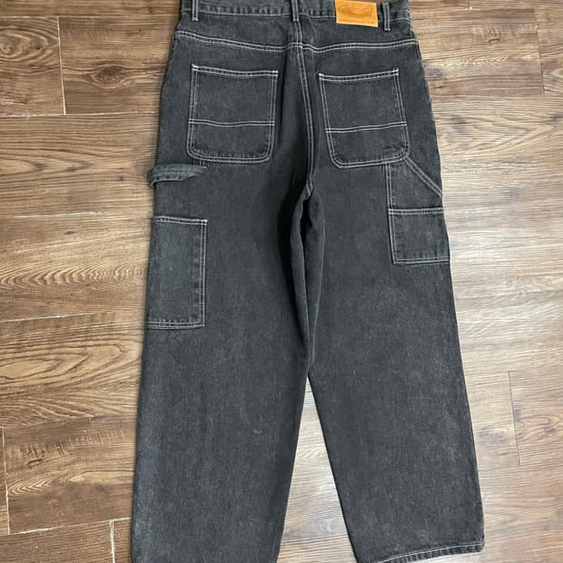 WKNDRS DRAGGY WORK PANTS BLACK
