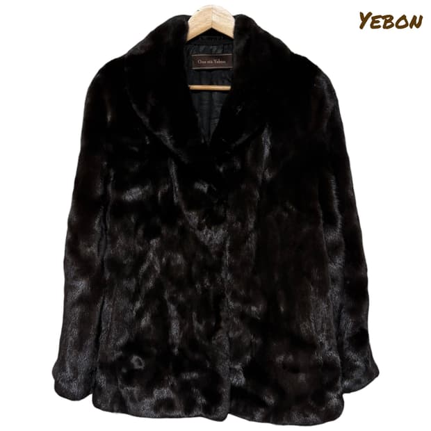 3758 예본 천연모피 밍크 100% 코트 자켓