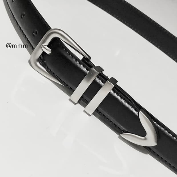 투링 웨스턴 소가죽 벨트