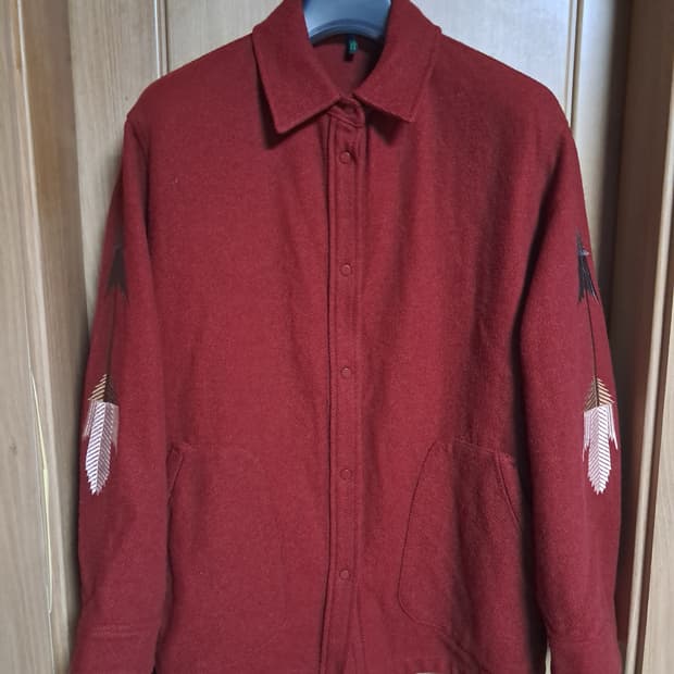 베네통 울 자켓 42