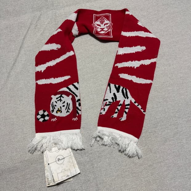 오버더피치 대한민국 국대 축구 머플러 (새상품)