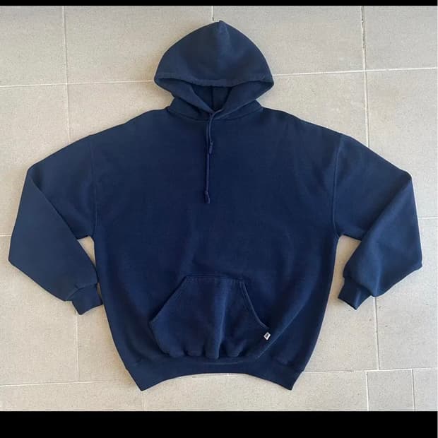 러셀 빈티지후드 네이비 XXL