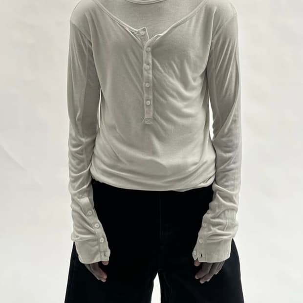 No faith studios 더블 레이어 롱슬리브