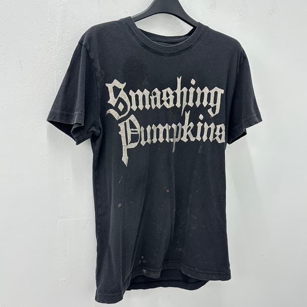 THE Smashing pumpkins x top 10 고딕 레터링 티
