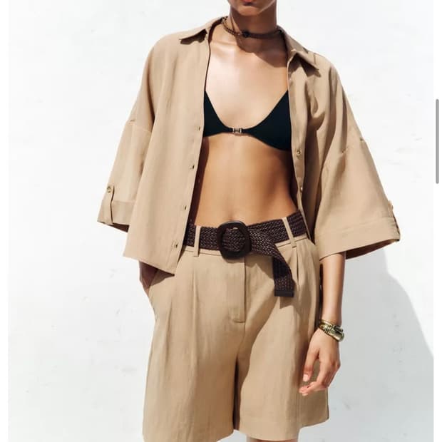 Zara 버뮤다 팬츠