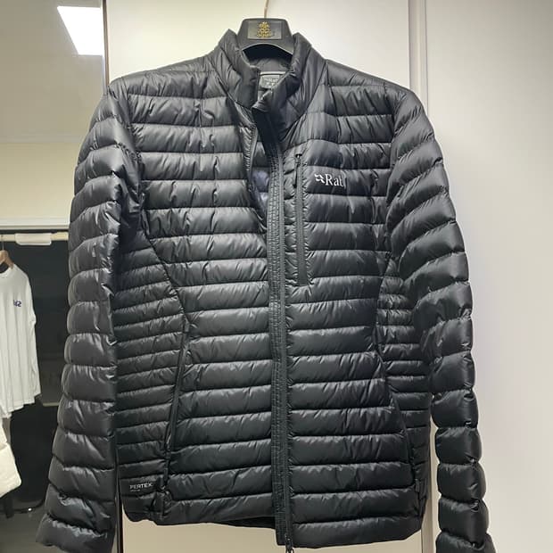 Rab 랩 마이크로라이트 자켓 블랙 L