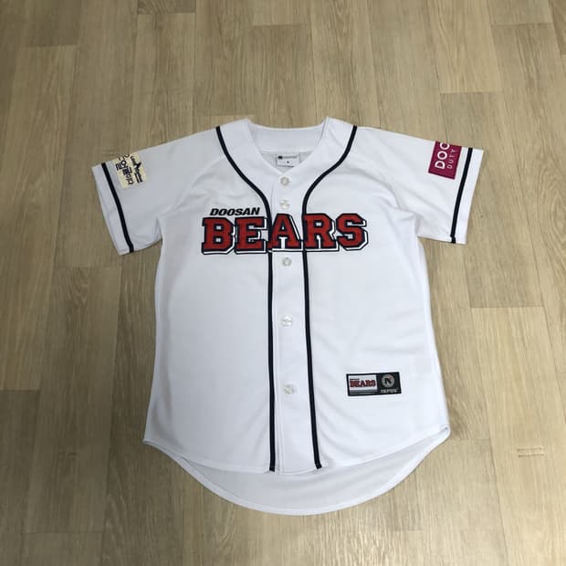 (키즈 9 / 성인 80) 두산베어스 노마킹 홈 져지 두산 유니폼 져지