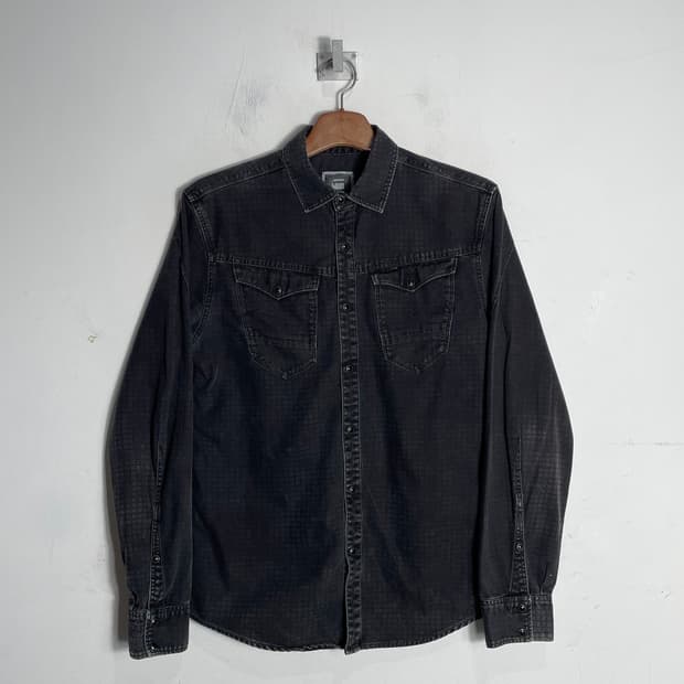 G-STAR RAW 블랙 셔츠